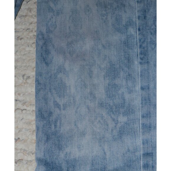 Light Blue Jeans with Floral Print - American Eagle - Picture 3 of 6